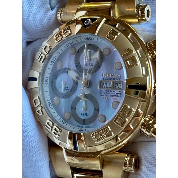 Invicta 13029 Reserve Subaqua Noma I Limited Swiss Valjoux 7750 Mother-of-Pearl - Picture 7 of 12